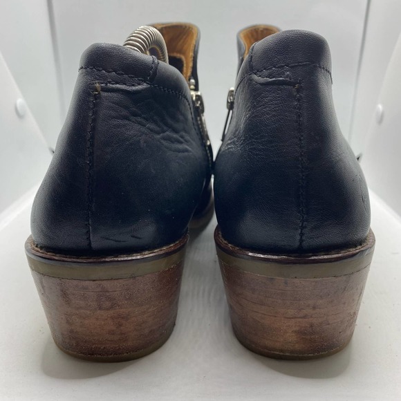 Xena Womens Gravity Steel Toe Black Leather Ankle Safety Work Boots Booties 10 - Picture 5 of 8